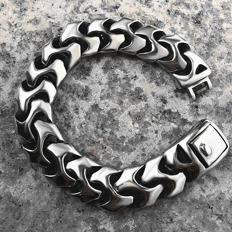 Ceramic Link Bracelet - فاسق صخرة فايكنغ الكوبي كبح سوار