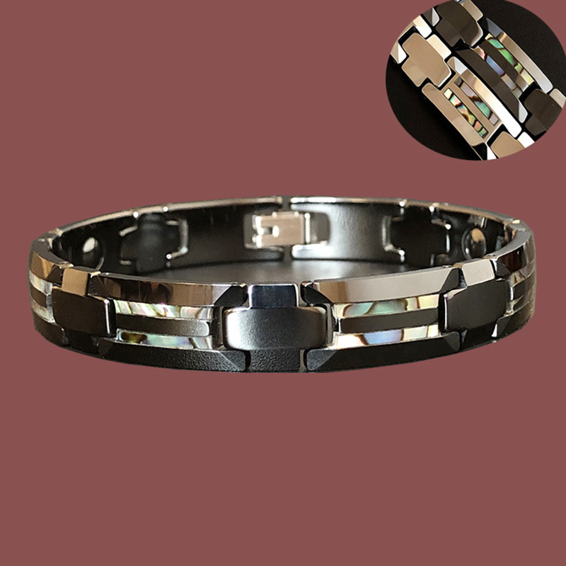 Ceramic Link Bracelet - 10 مللي متر هافي الشرير الأسود