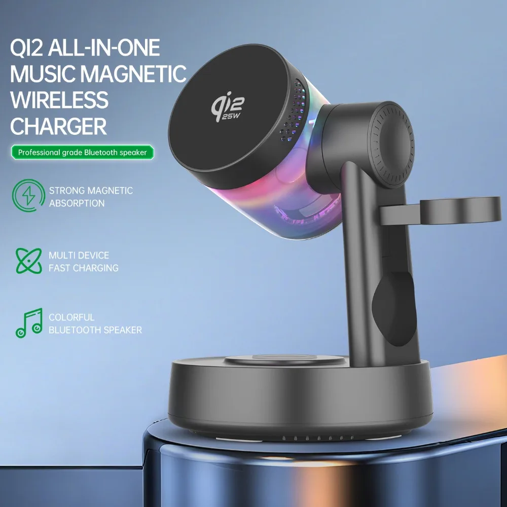 Smartwatch Ac - شاحن لاسلكي مغناطيسي Qi2 بقوة 25