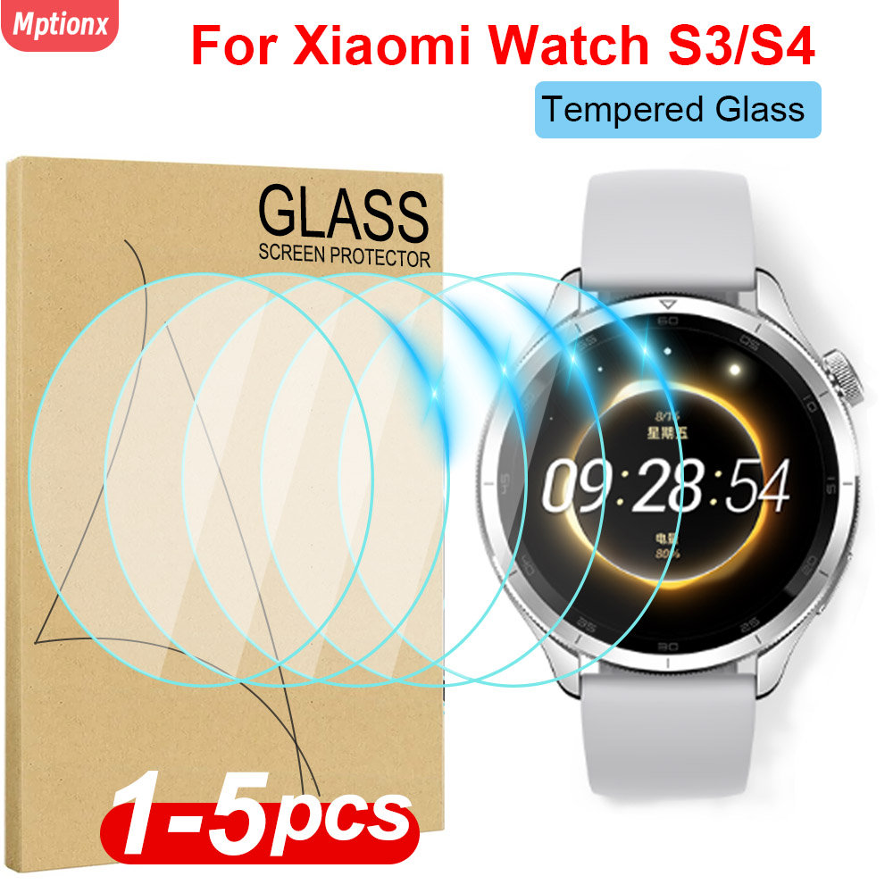 Xiaomi Smartwatch S4 Accessories - واقي شاشة من الزجاج المقوى لساعة