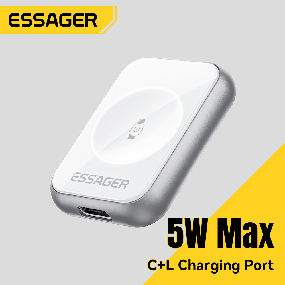 Smartwatch Ac - Essager 5W شاحن لاسلكي مغناطيسي لساعة