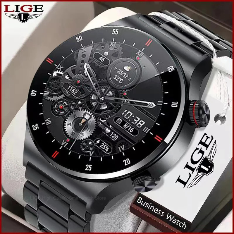 Smartwatch Instagram - LIGE مقاوم للماء ساعة ذكية للرجال