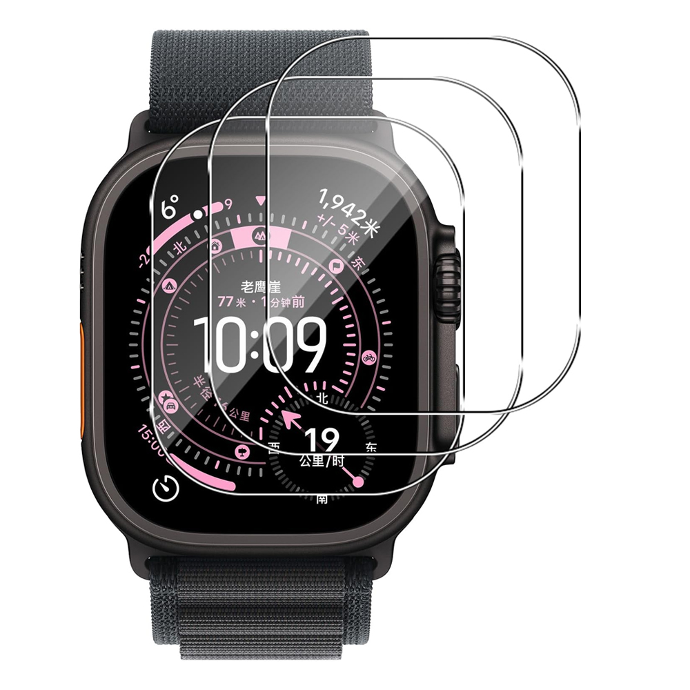 Apple Smartwatch Accessories - واقي شاشة من الزجاج المقسى لساعة