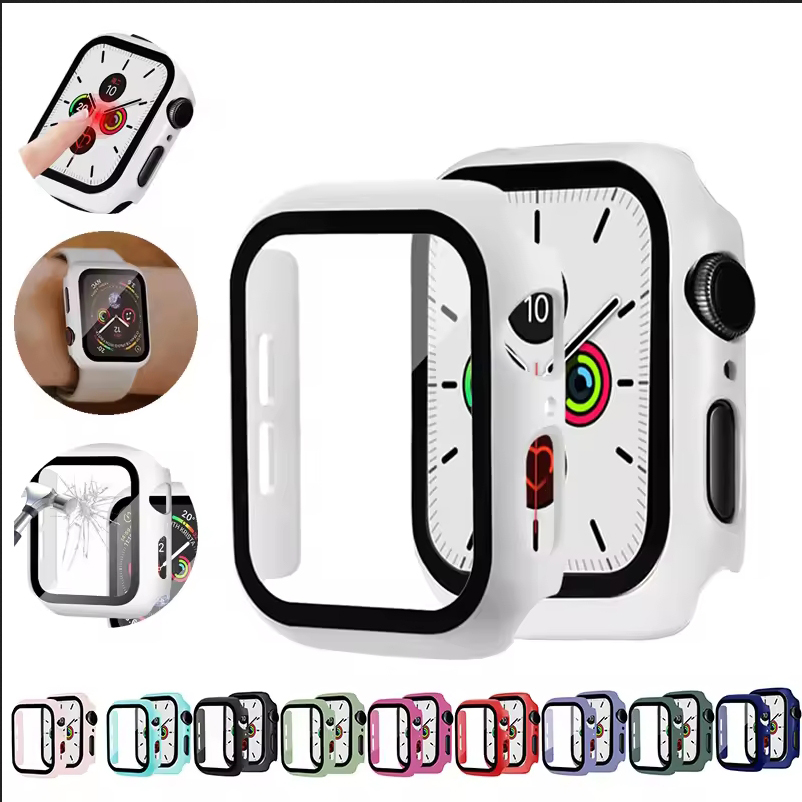 Watch Case Bumper - زجاج مقوى + غطاء لساعة أبل