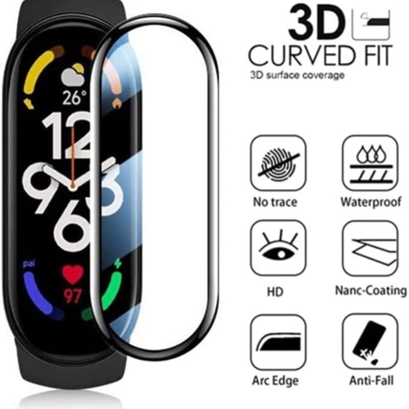 Xiaomi Smartwatch Accessories - واقي شاشة كامل ثلاثي الأبعاد لـ