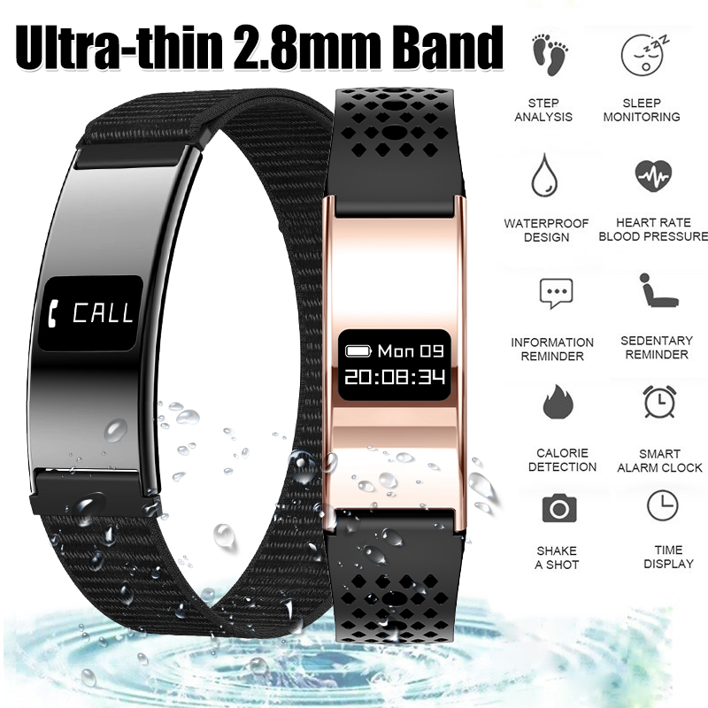 Android Smartwatch Accessories - جديد سوار ذكي النساء الرجال معدل