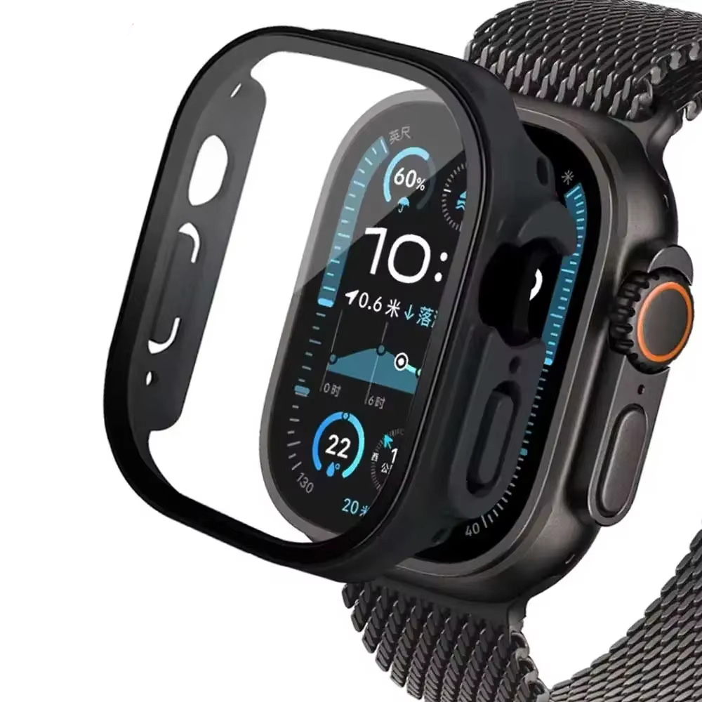 Watch Case Bumper - زجاج + حافظة لساعة أبل الترا