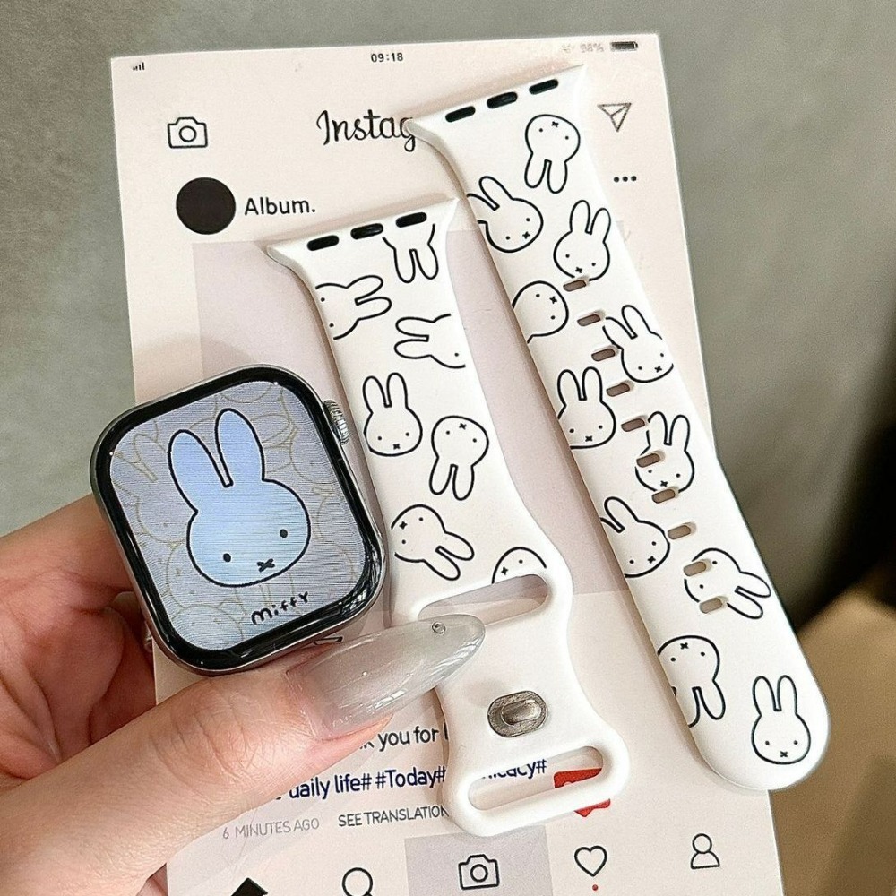 Apple Smartwatch Accessories - حزام ساعة كرتوني لطيف على شكل