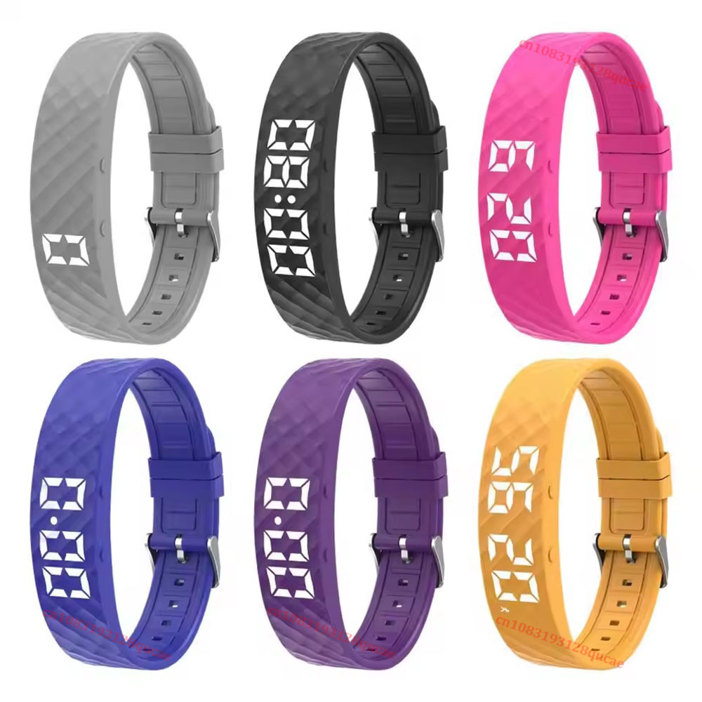 Android Smartwatch Accessories - ساعة منبه بالاهتزاز للنوم العميق، سوار