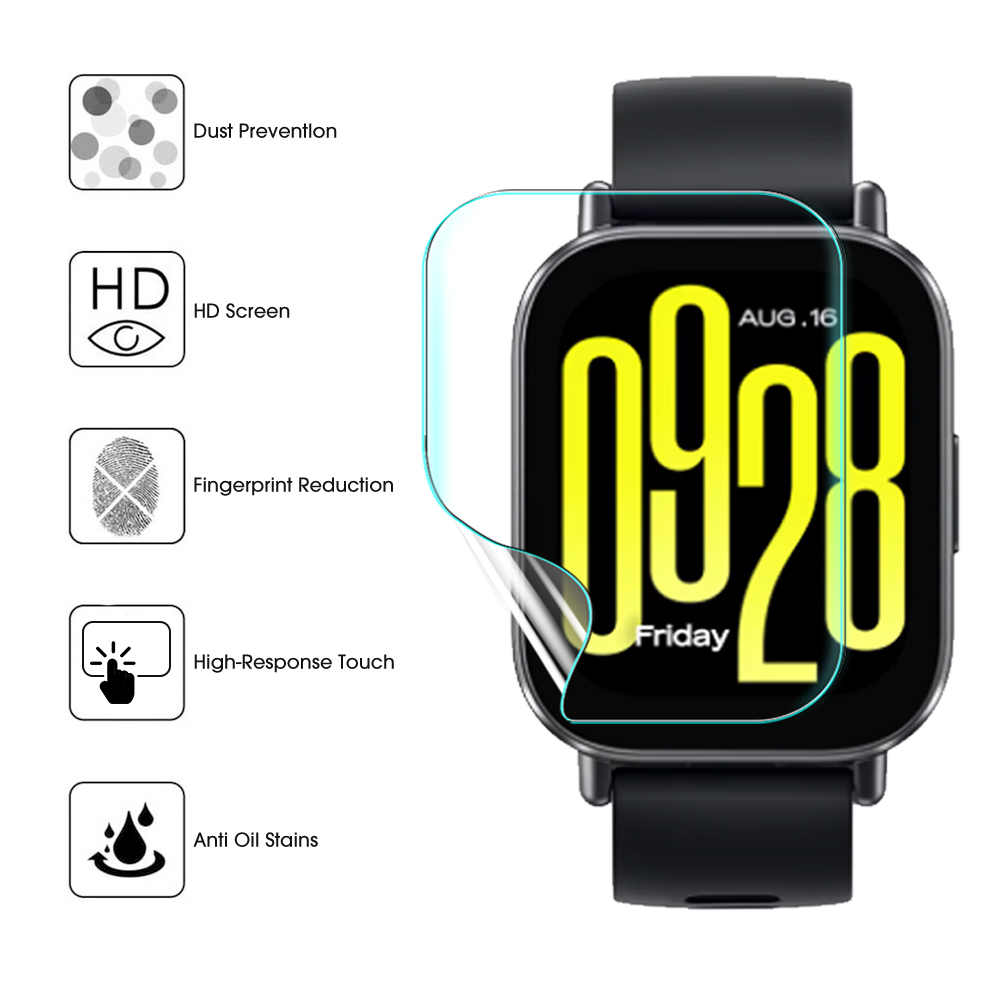 Xiaomi Smartwatch Accessories - فيلم هيدروجيل لساعة Xiaomi Redmi Watch