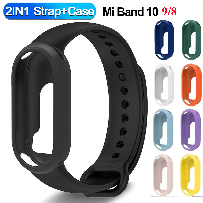 Xiaomi Smartwatch Accessories - حزام سيليكون + حافظة ساعة لهاتف