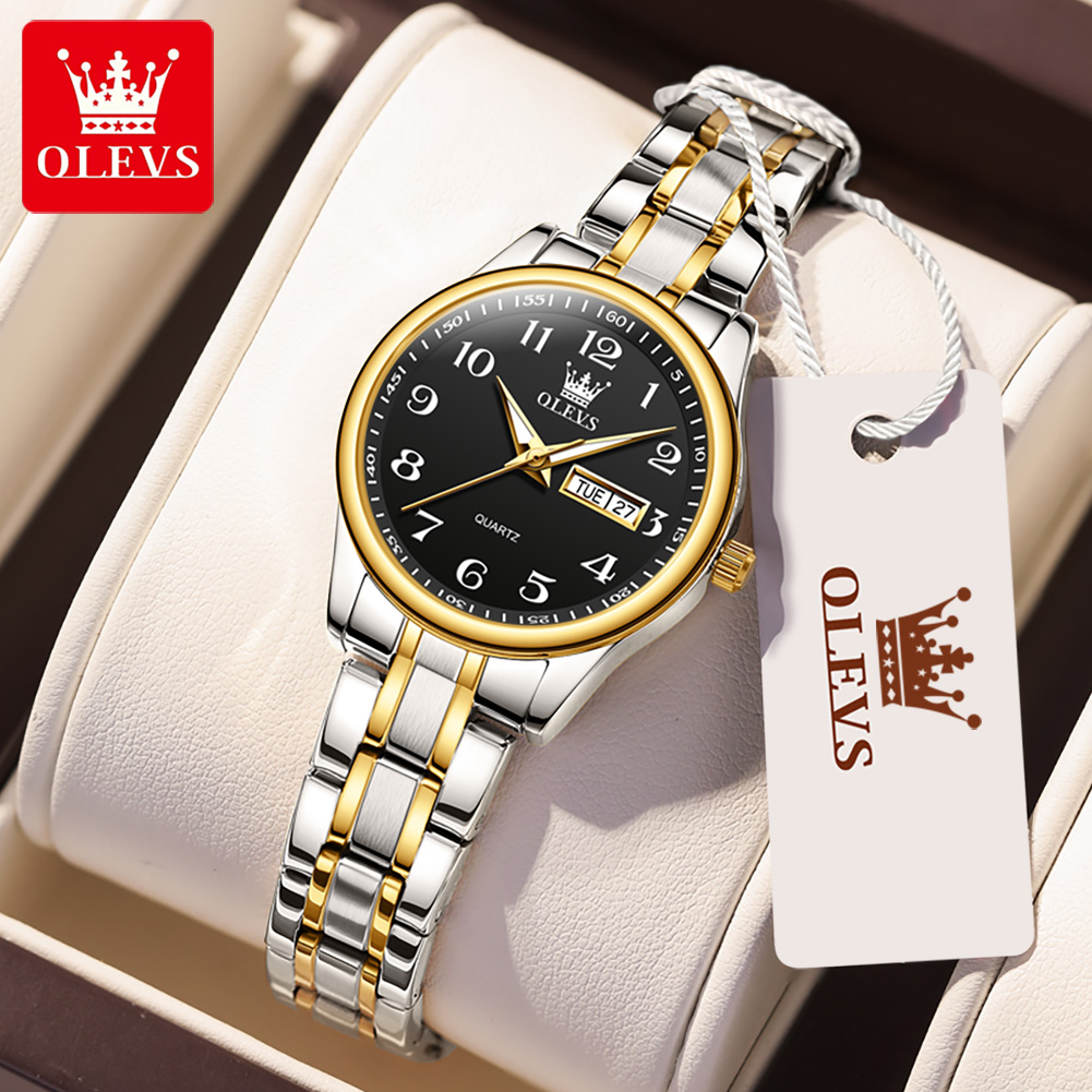Accessories With Watch - ساعة كوارتز للسيدات ماركة OLEVS تقويم