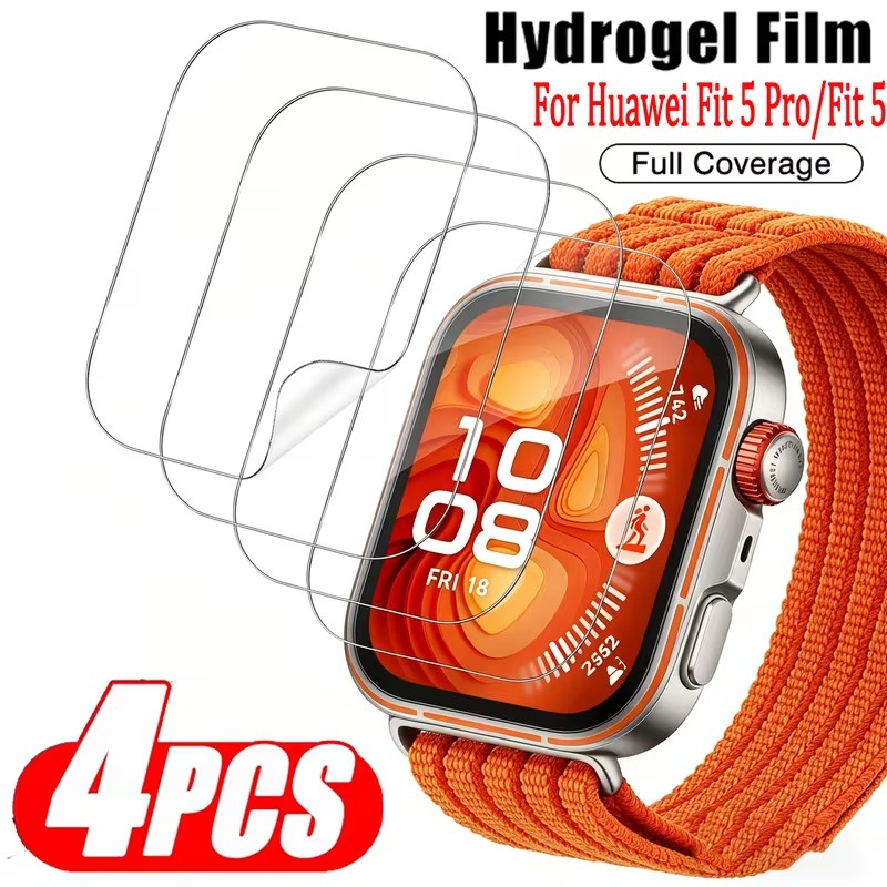 Huawei Smartwatch Accessories - 1-4 قطع من واقي الشاشة الهيدروجيلي