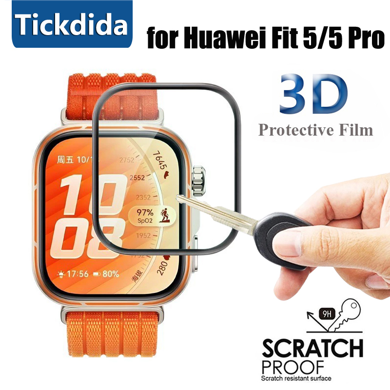 Huawei Smartwatch Accessories - زجاج مقوى ناعم لساعة هواوي فيت
