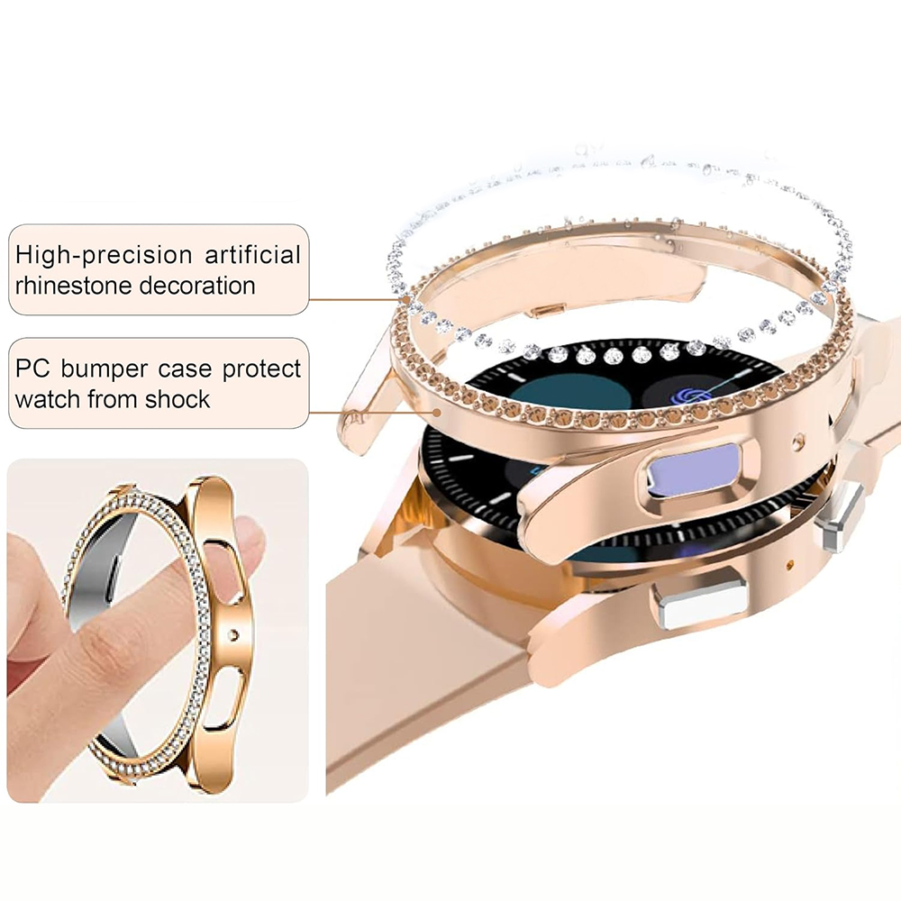 حافظة ساعة براقة لساعة سامسونج - مراجعة Accessories For Galaxy Watch 5 وسعره