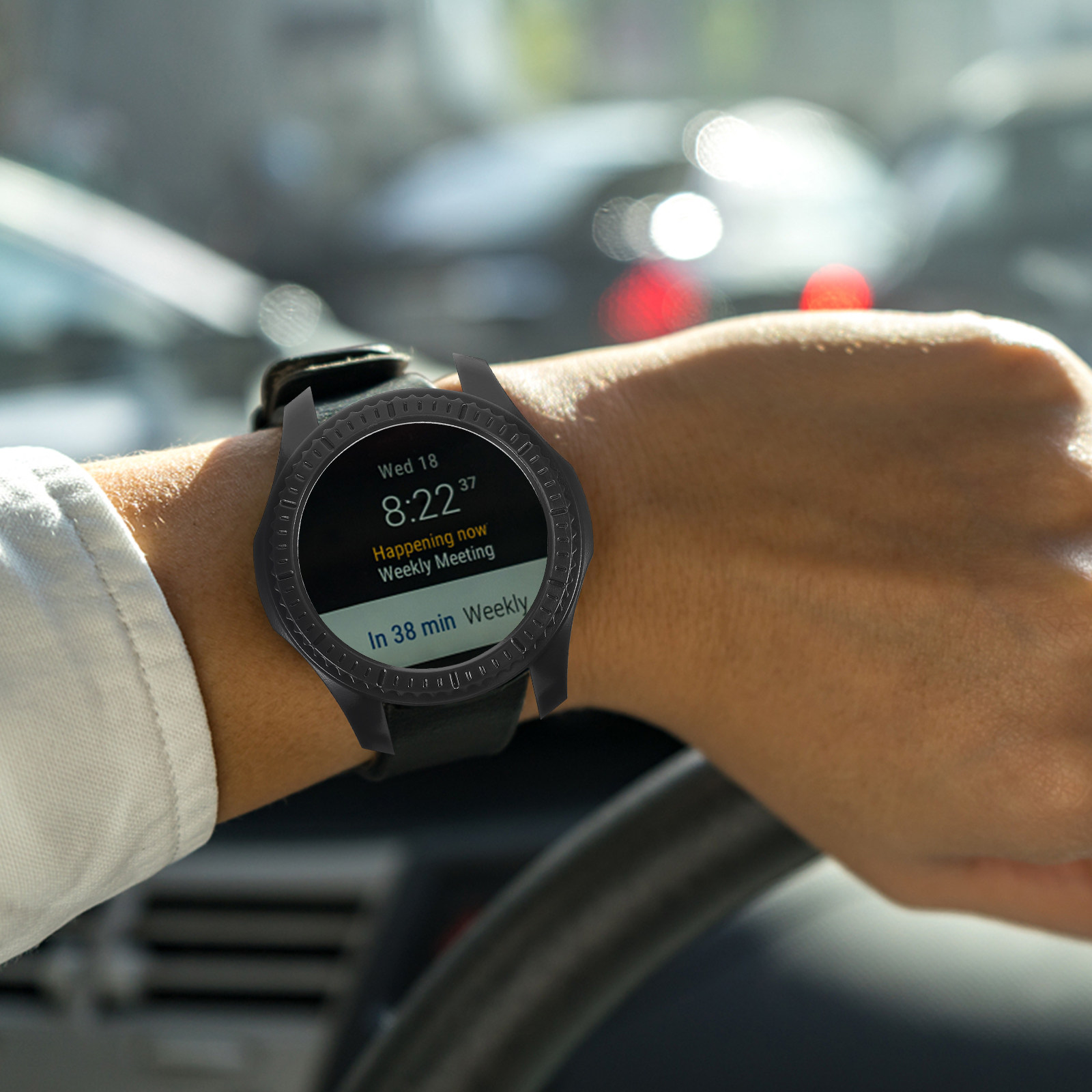 غطاء ساعة ذكية أنيق من البولي  - مراجعة Smartwatch Watch Accessories وسعره