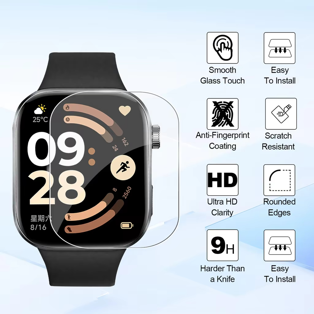 1-5 قطع من الأغطية الواقية الن - مراجعة Xiaomi Smartwatch Accessories وسعره