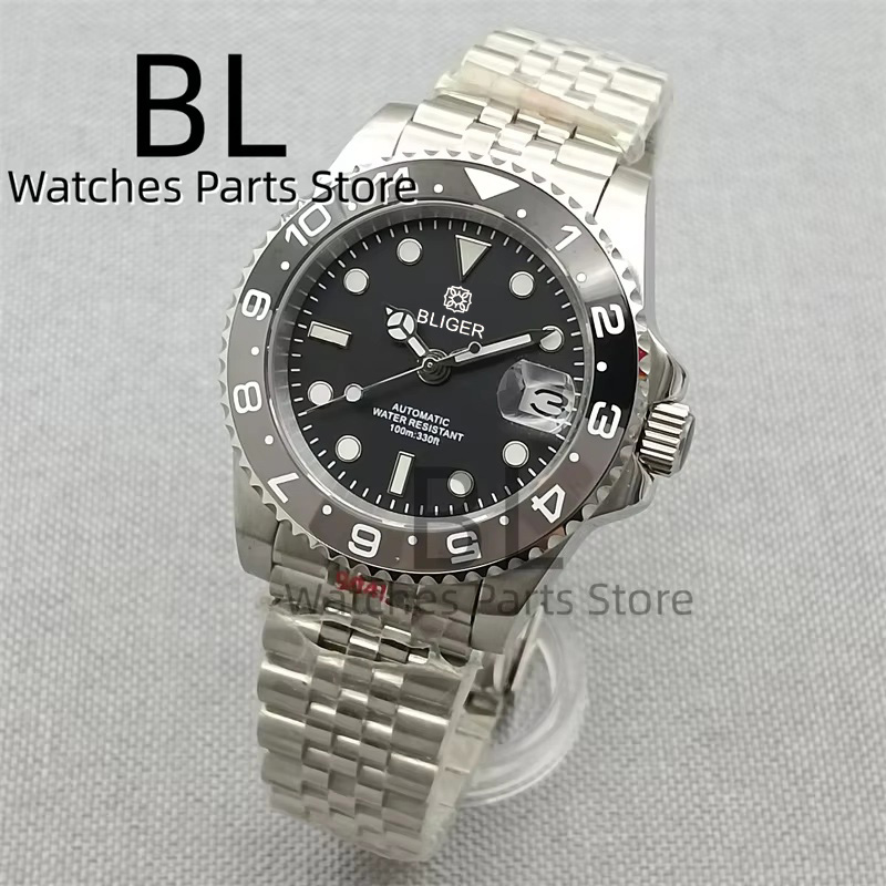 ساعة رجالية BLIGER 40 ملم NH35 - مراجعة Ceramic Link Bracelet وسعره