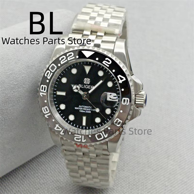 ساعة رجالية BLIGER 40 ملم NH35 - مراجعة Ceramic Link Bracelet وسعره