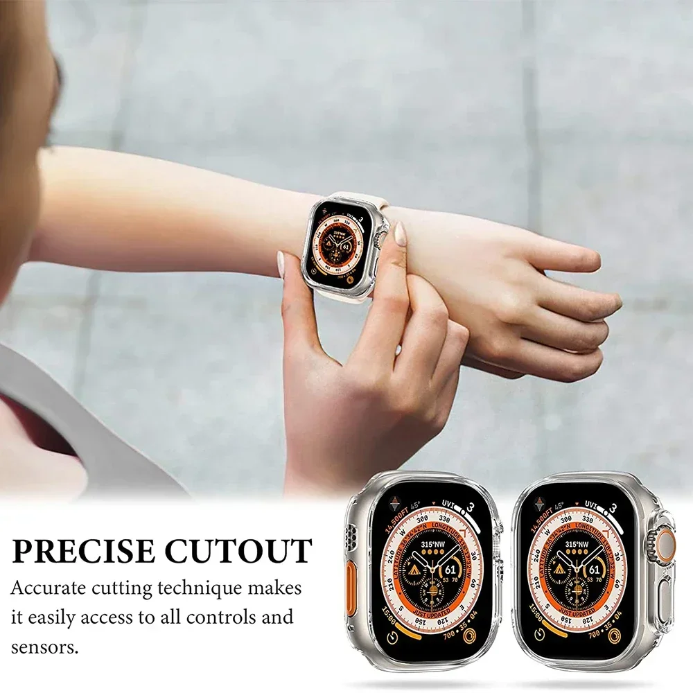 غطاء ساعة لساعة أبل الترا 49 م - مراجعة Watch Case Bumper وسعره