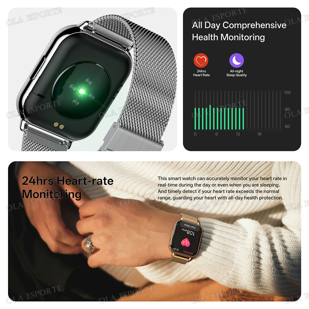 ساعة ذكية جديدة 1.83 بوصة مقاو - مراجعة Smartwatch Instagram وسعره
