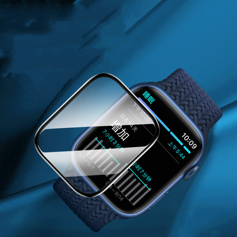 واقي شاشة لساعة أبل سلسلة 9 8  - مراجعة Apple Smartwatch Accessories وسعره