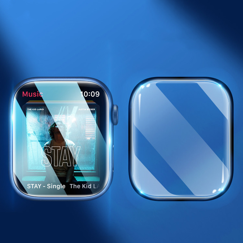 واقي شاشة لساعة أبل سلسلة 9 8  - مراجعة Apple Smartwatch Accessories وسعره