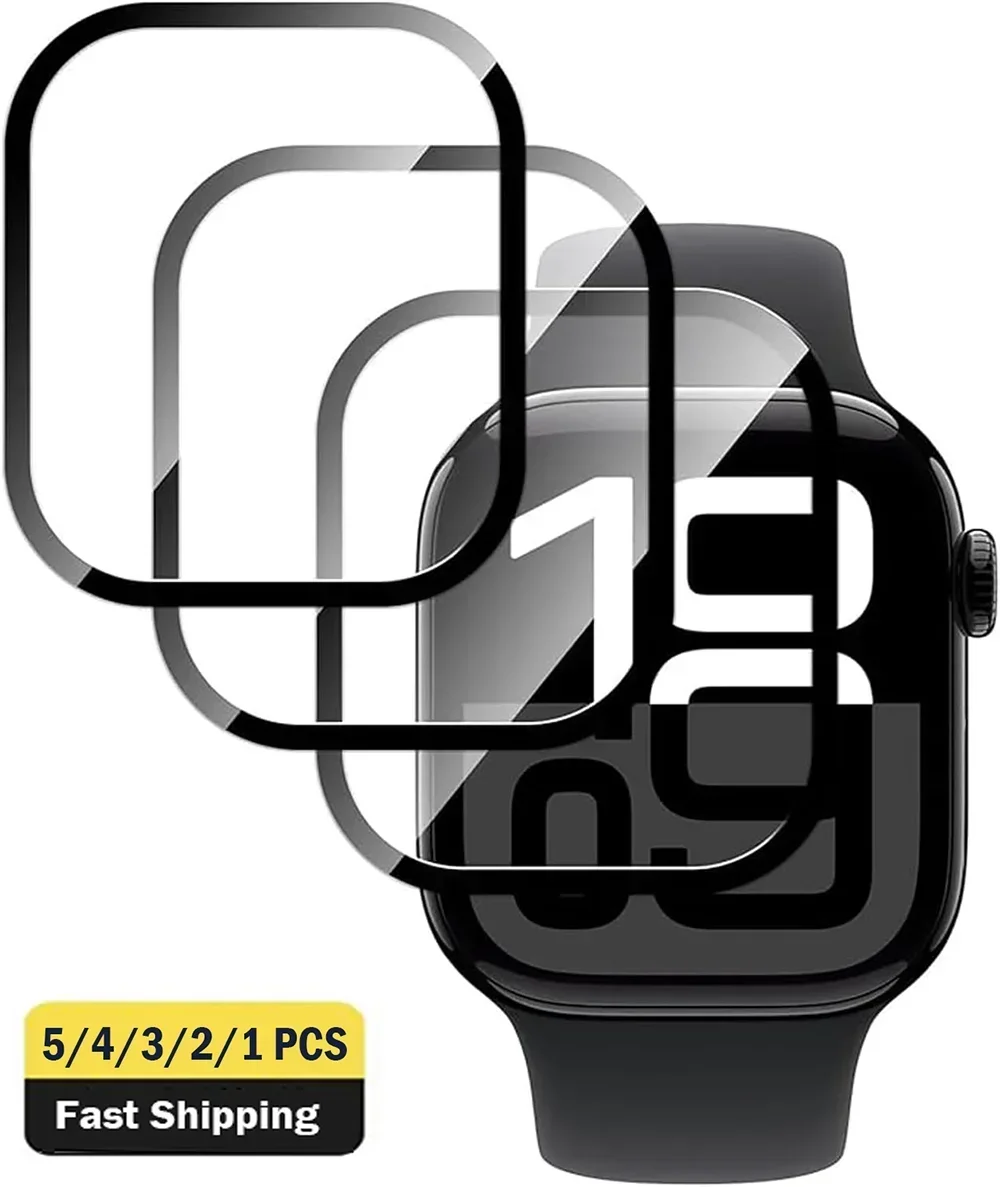 5 قطعة حامي الشاشة لساعة أبل ا - مراجعة Apple Smartwatch Accessories وسعره
