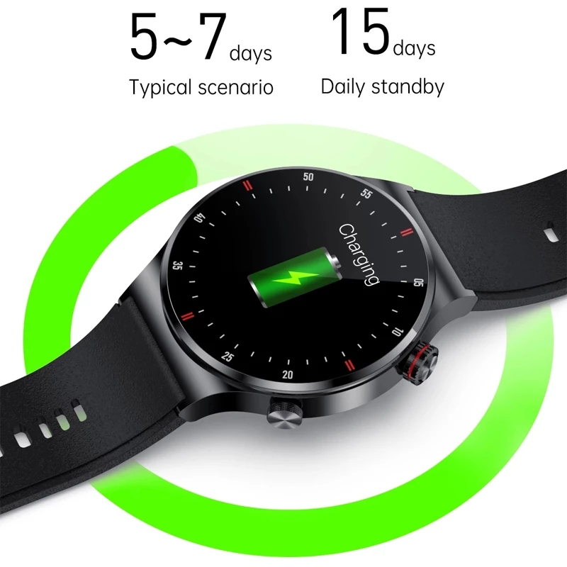 LIGE مقاوم للماء ساعة ذكية للر - مراجعة Smartwatch Instagram وسعره