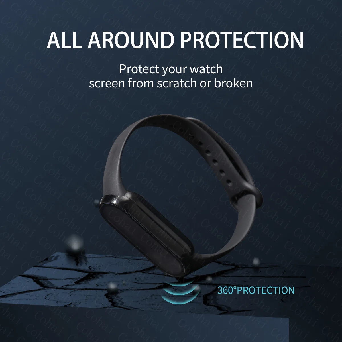 2in1 حامي الشاشة ل Xiaomi Mi B - مراجعة Xiaomi Smartwatch Accessories وسعره