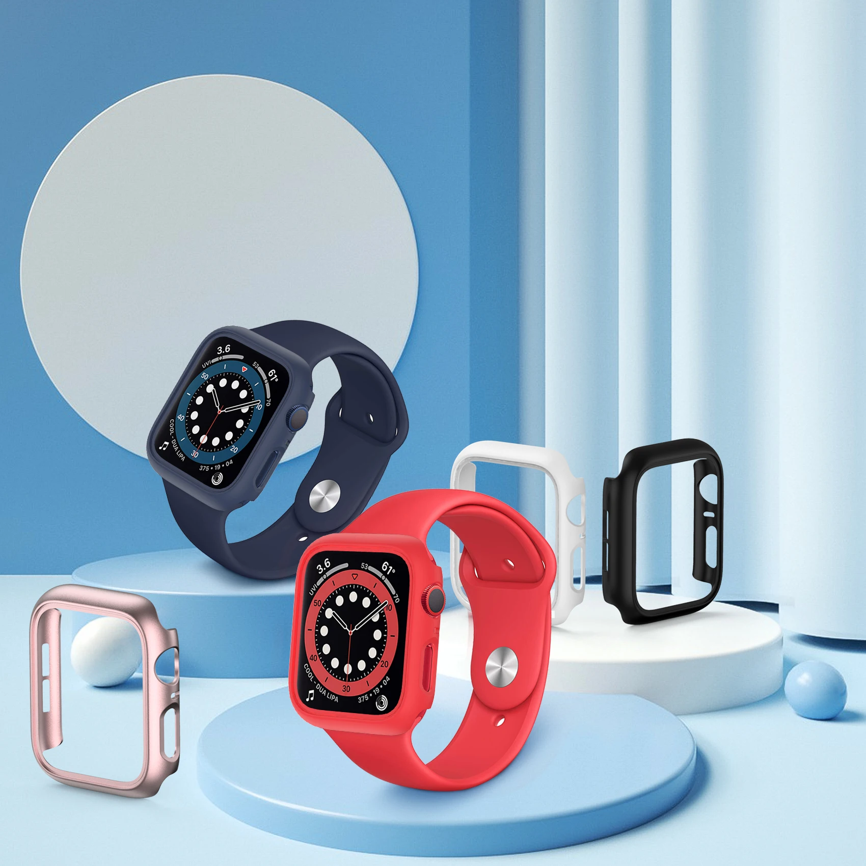 غطاء غير لامع لساعة أبل 45 ملم - مراجعة Watch Case Bumper وسعره