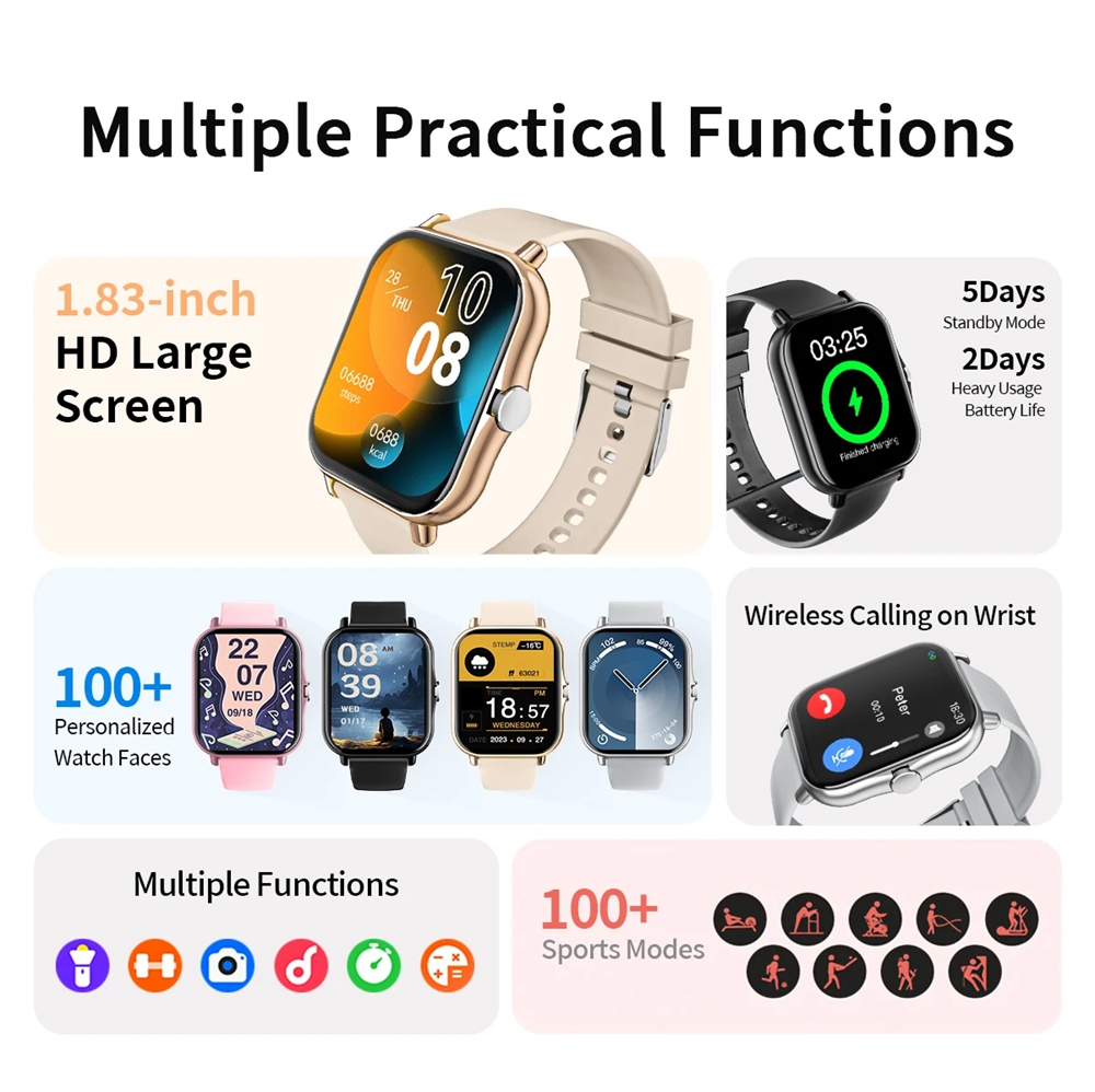 ساعة ذكية رياضية لمراقبة الليا - مراجعة Smartwatch Instagram وسعره