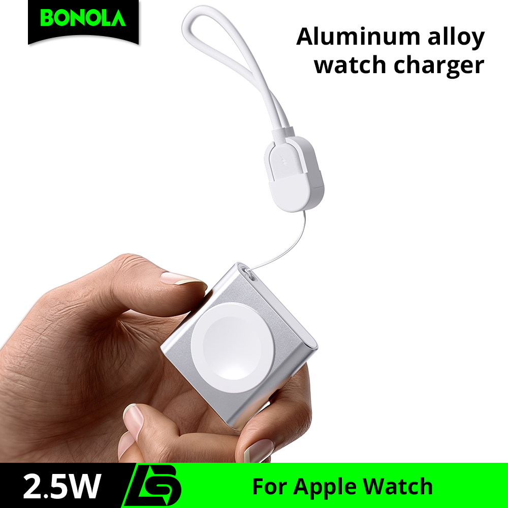 شاحن بونولا لساعة أبل، كابل US - مراجعة Smartwatch Ac وسعره