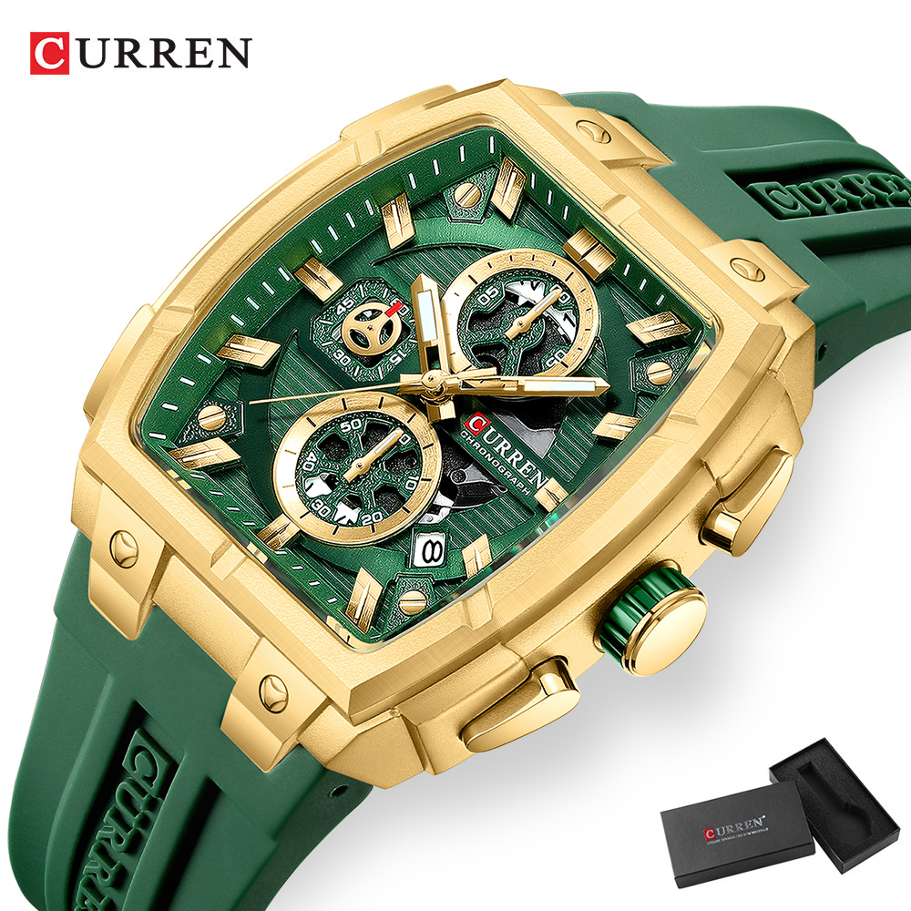 ساعة CURREN الفاخرة للرجال، سا - مراجعة Accessories With Watch وسعره