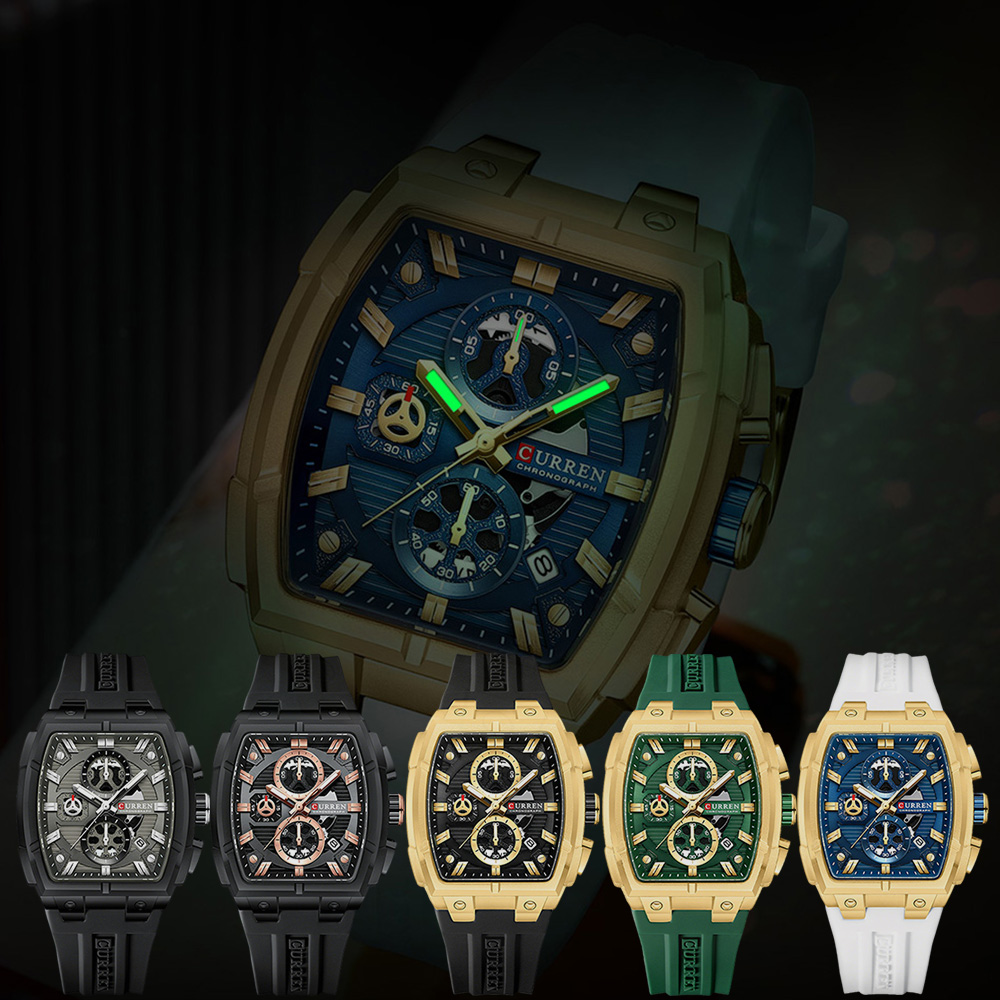 ساعة CURREN الفاخرة للرجال، سا - مراجعة Accessories With Watch وسعره