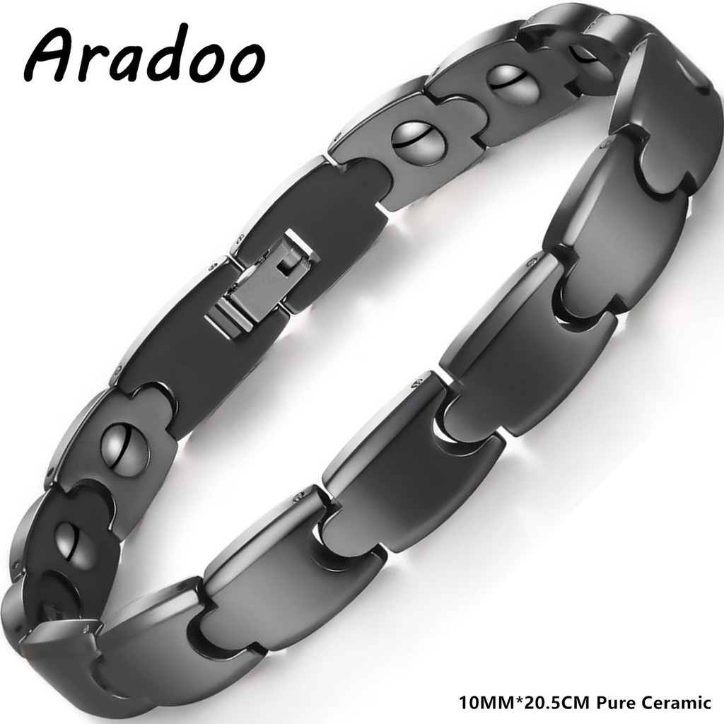 هدايا مجوهرات سوار مغناطيسي من - مراجعة Ceramic Link Bracelet وسعره
