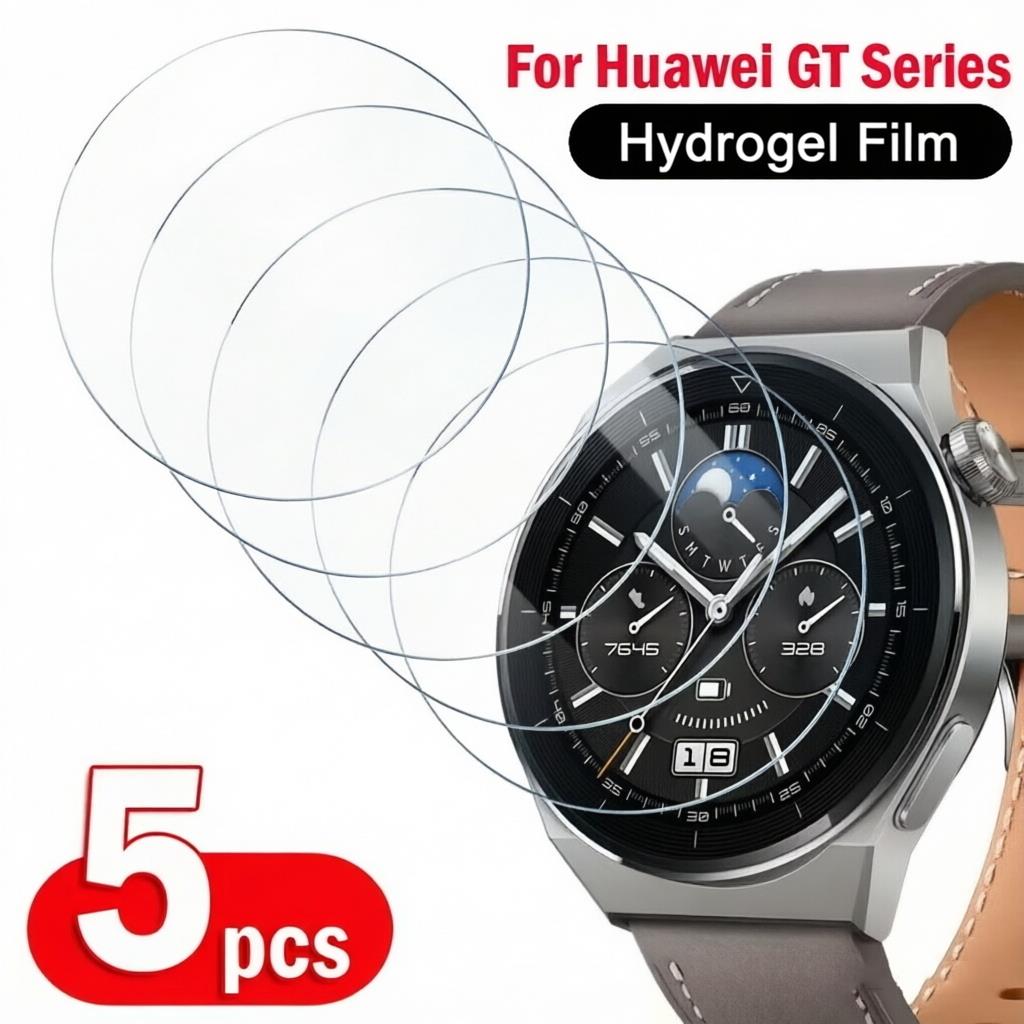 1-5 قطع من طبقة الهيدروجيل لسا - مراجعة Huawei Smartwatch Accessories وسعره
