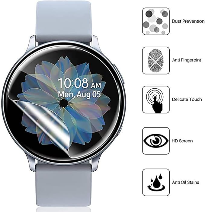 1-5 قطع من طبقة الهيدروجيل لسا - مراجعة Huawei Smartwatch Accessories وسعره