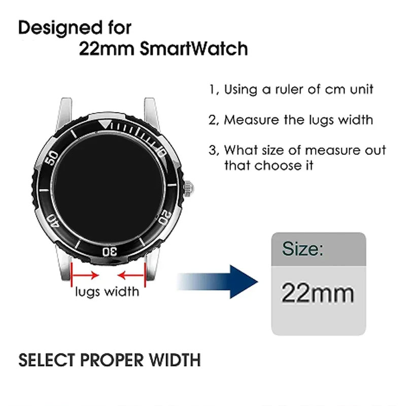 22 مللي متر حزام قابل للتعديل  - مراجعة Smartwatch X2 وسعره