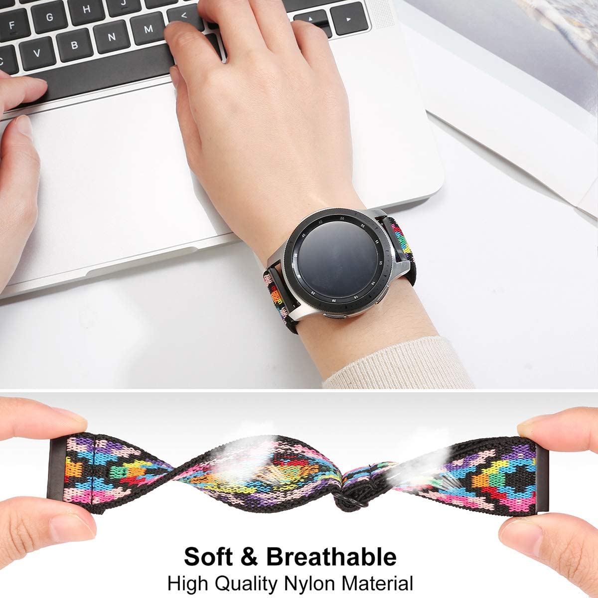 22 مللي متر حزام قابل للتعديل  - مراجعة Smartwatch X2 وسعره