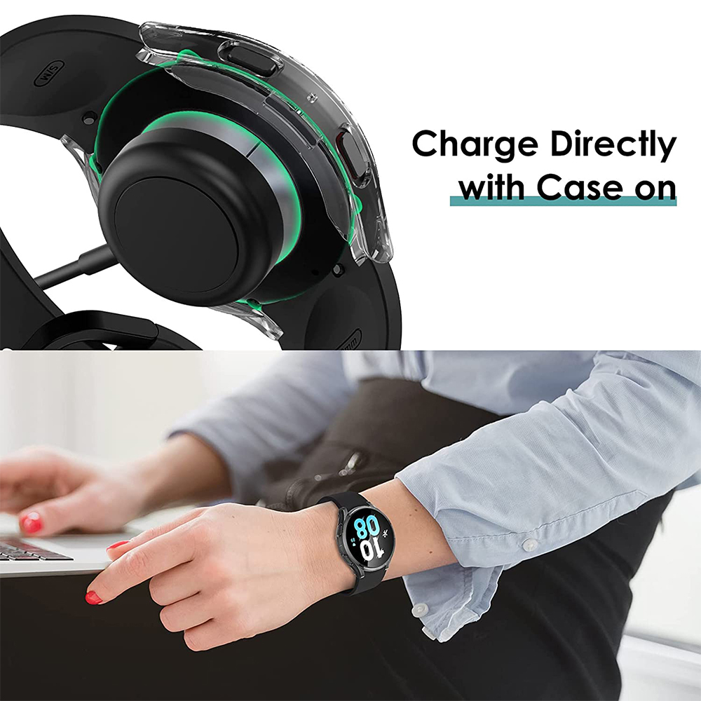 غطاء زجاجي مقوى + غطاء بلاستيك - مراجعة Accessories For Galaxy Watch 5 وسعره
