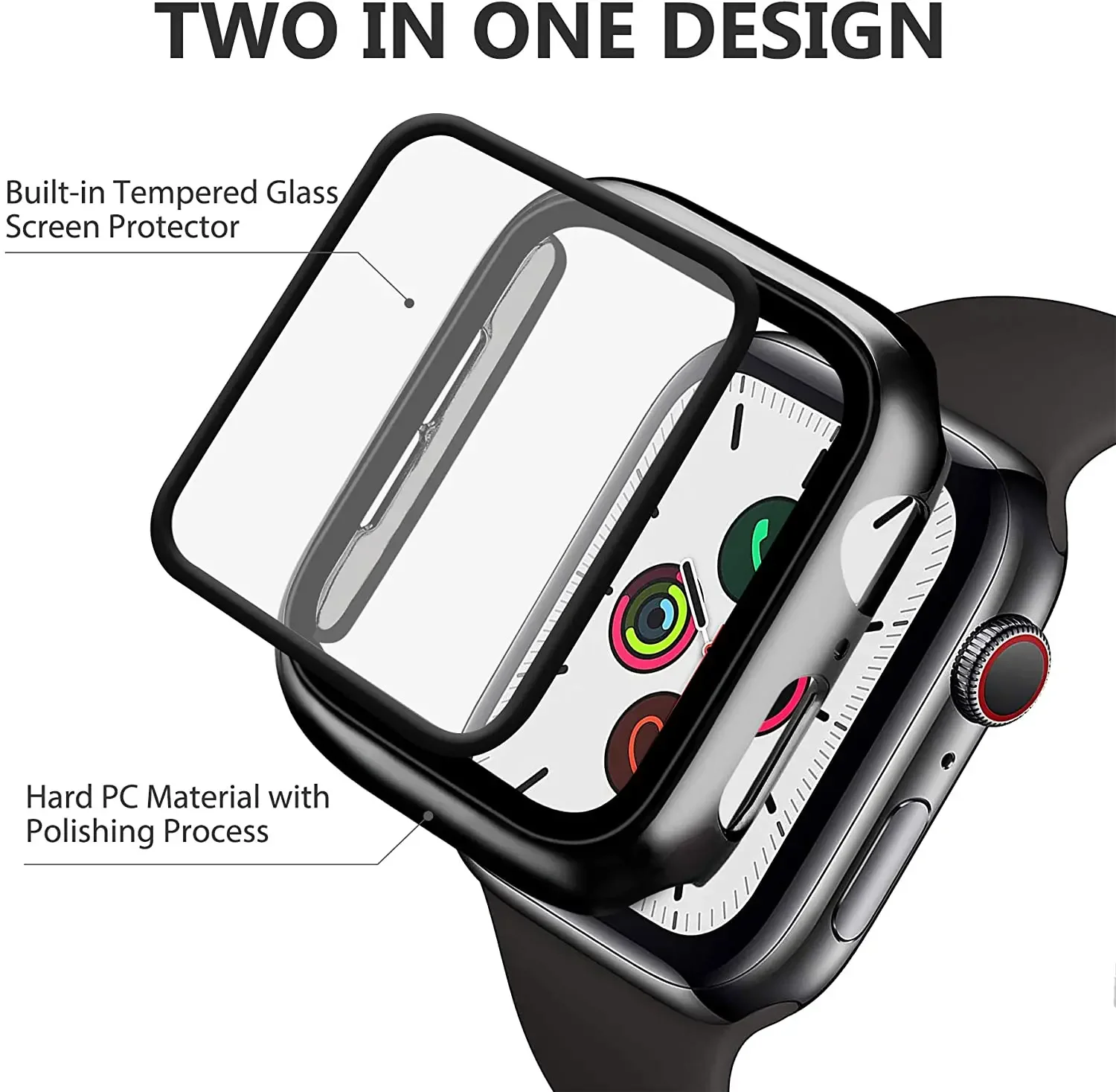 الزجاج المقسى + غطاء لساعة أبل - مراجعة Apple Smartwatch Accessories وسعره