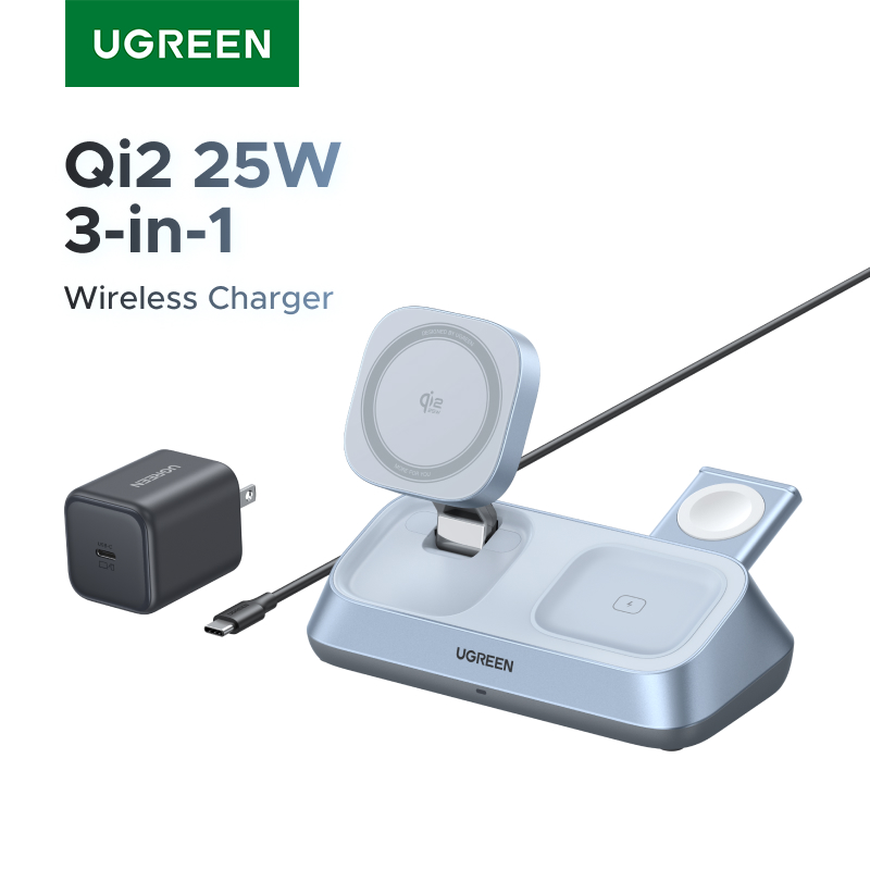 UGREEN Qi2 25W MAX حامل شاحن ل - مراجعة Smartwatch Ac وسعره