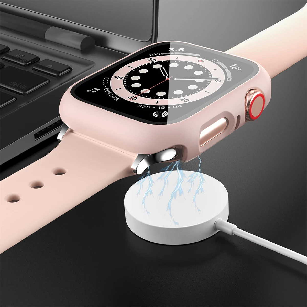 الزجاج المقسى + غطاء لساعة أبل - مراجعة Apple Smartwatch Accessories وسعره
