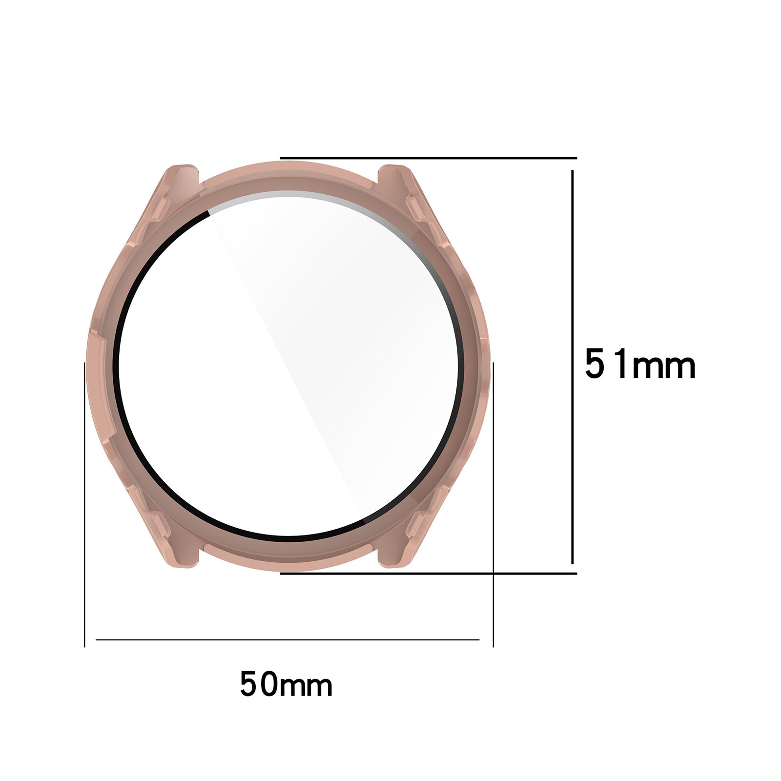 واقي شاشة من الزجاج المقوى عال - مراجعة Watch Case Bumper وسعره