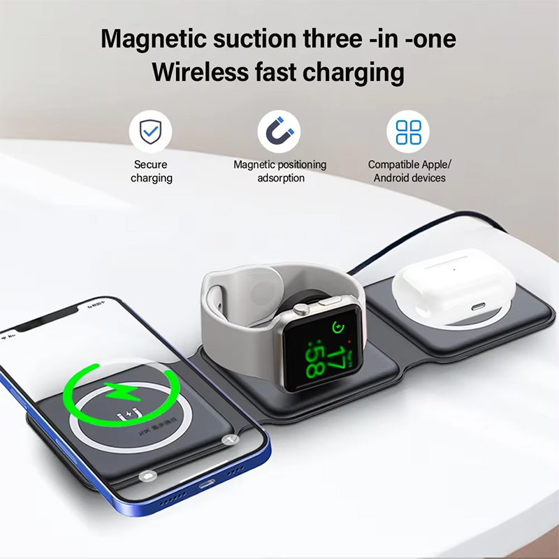 محطة شحن مغناطيسية قابلة للطي  - مراجعة Smartwatch Ac وسعره