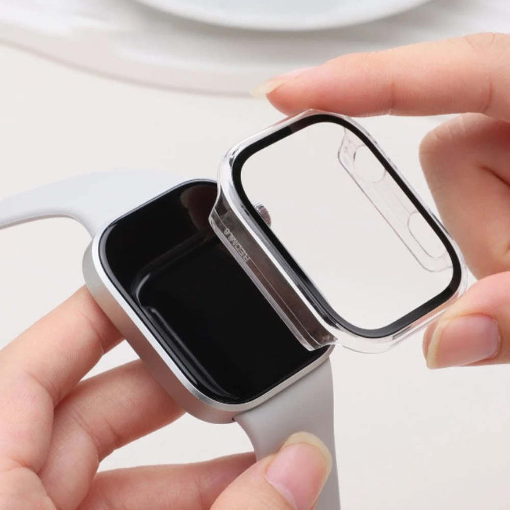 غطاء حماية زجاجي لساعة شاومي ر - مراجعة Watch Case Bumper وسعره