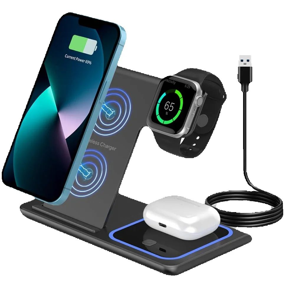شاحن لاسلكي سريع LED بقوة 15 و - مراجعة Smartwatch Ac وسعره