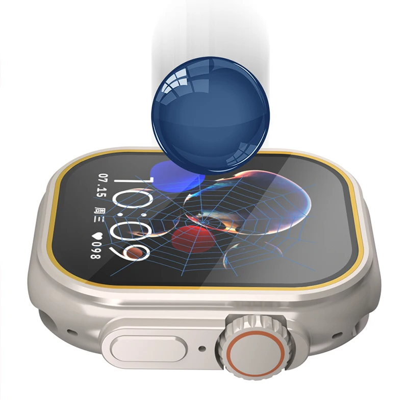 طبقة من الزجاج المقسى لساعة أب - مراجعة Apple Smartwatch Accessories وسعره