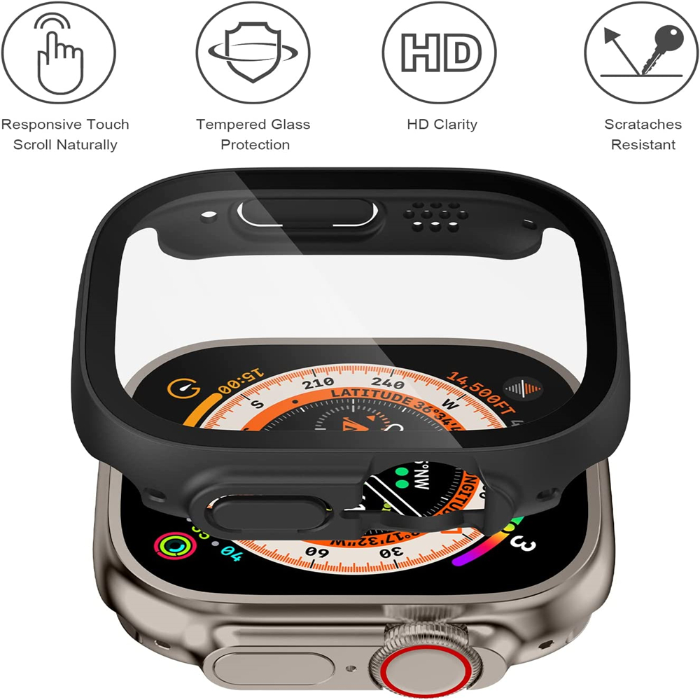 غطاء زجاجي لساعة أبل ووتش ألتر - مراجعة Watch Case Bumper وسعره